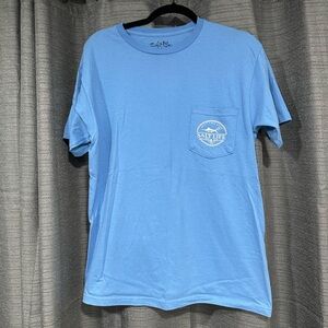 Salt Life Men's Ocean Blue Pocket Tee